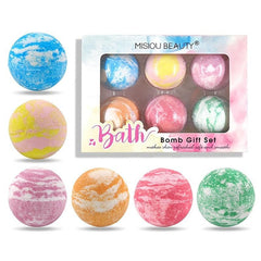 6 Pcs Bath Bomb Set Natural Bubble Bathbombs 70g
