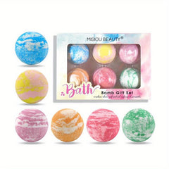 6 Pcs Bath Bomb Set Natural Bubble Bathbombs 70g