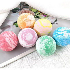6 Pcs Bath Bomb Set Natural Bubble Bathbombs 70g