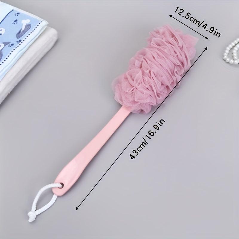 Long Handle Bath Body Brush Shower Loofah Back Scrubber