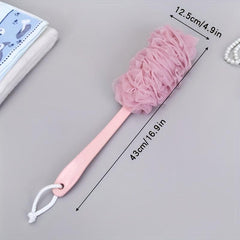 Long Handle Bath Body Brush Shower Loofah Back Scrubber
