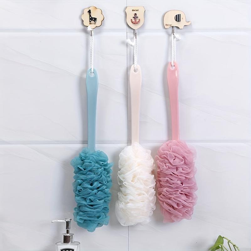 Long Handle Bath Body Brush Shower Loofah Back Scrubber
