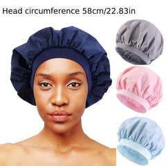 Waterproof Large Satin Hair Bonnet for Women