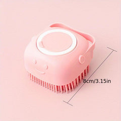 Silicone Bath Brush Exfoliator Soft Body Towel Brush