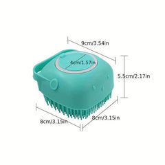 Silicone Bath Brush Exfoliator Soft Body Towel Brush