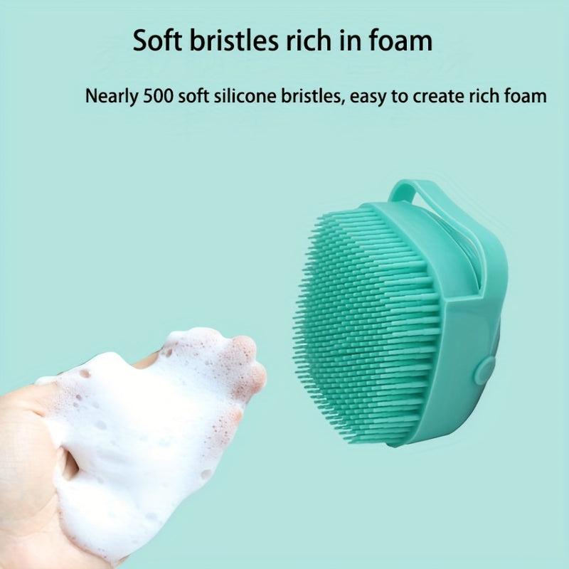 Silicone Bath Brush Exfoliator Soft Body Towel Brush