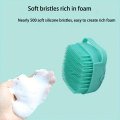 Silicone Bath Brush Exfoliator Soft Body Towel Brush
