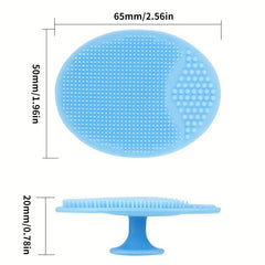 Soft Silicone Bath Facial Body Brush Massage Device