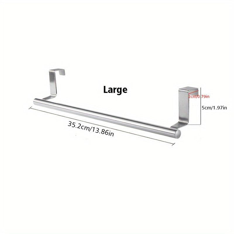 Stainless Steel Towel Rack for Bathroom Cabinet Door