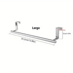 Stainless Steel Towel Rack for Bathroom Cabinet Door