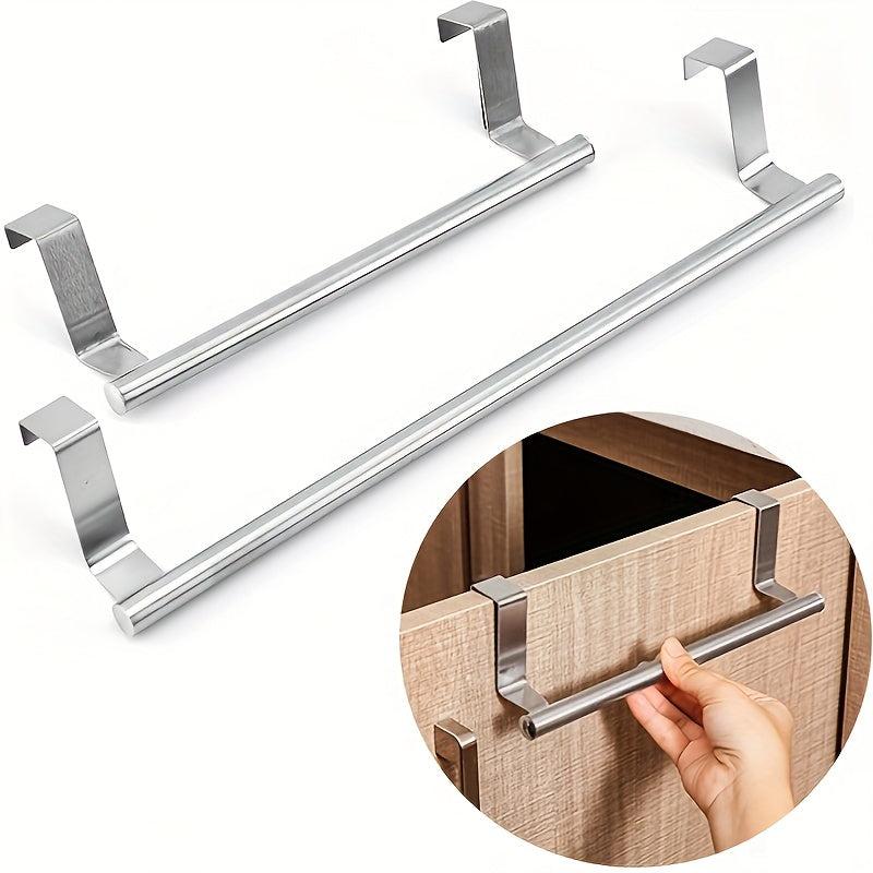 Stainless Steel Towel Rack for Bathroom Cabinet Door