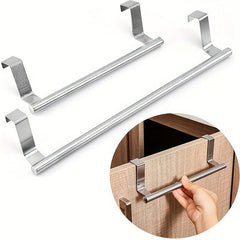 Stainless Steel Towel Rack for Bathroom Cabinet Door