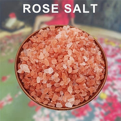 Rose Aromatherapy Bath Salts Scrub For Soaking Dry Skin Moisturize Exfoliating