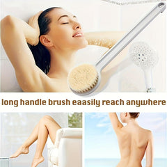 Long Handle Bath Sponge Shower Brush Soft Mesh Back Scrubber