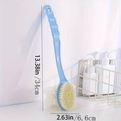 Soft Loofah and Bristles Bath Body Brush for Women and Men