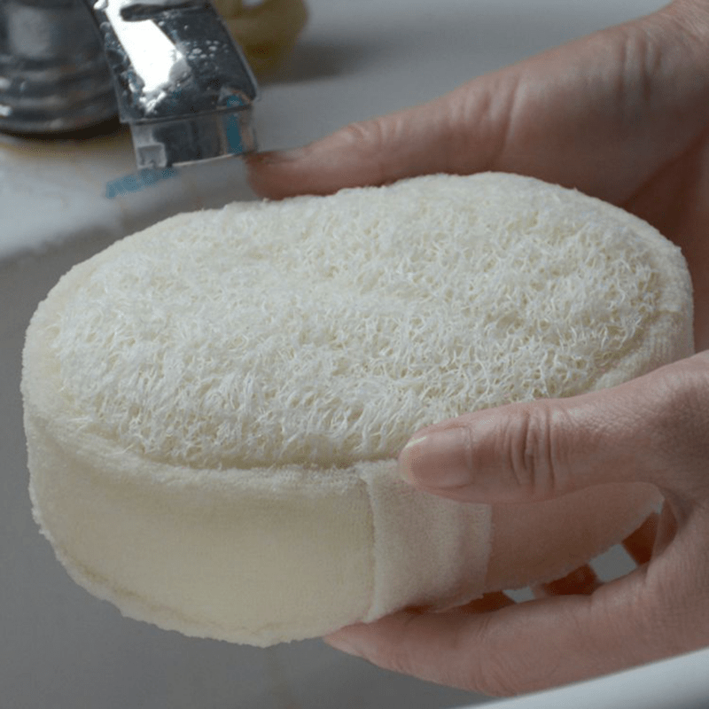 Natural Loofah Sponge Bath Ball Shower Rub Exfoliator