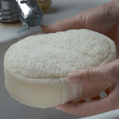 Natural Loofah Sponge Bath Ball Shower Rub Exfoliator