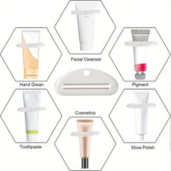 4pcs Toothpaste Tube Squeezer Dispenser Plastic Holder