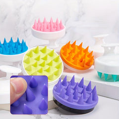 4pcs Dual Soft Silicone Shower Scrubber Massage Brush