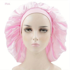Silky Satin Long Hair Bonnet for Sleeping Chemo - Jumbo Size