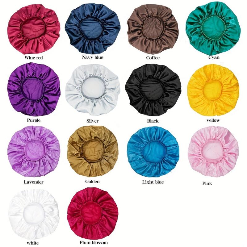 Silky Satin Long Hair Bonnet for Sleeping Chemo - Jumbo Size