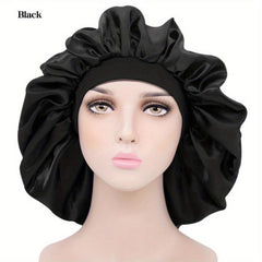 Silky Satin Long Hair Bonnet for Sleeping Chemo - Jumbo Size