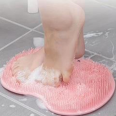Wall Mounted Shower Foot & Back Scrubber Massage Pad