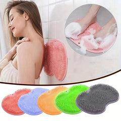 Wall Mounted Shower Foot & Back Scrubber Massage Pad