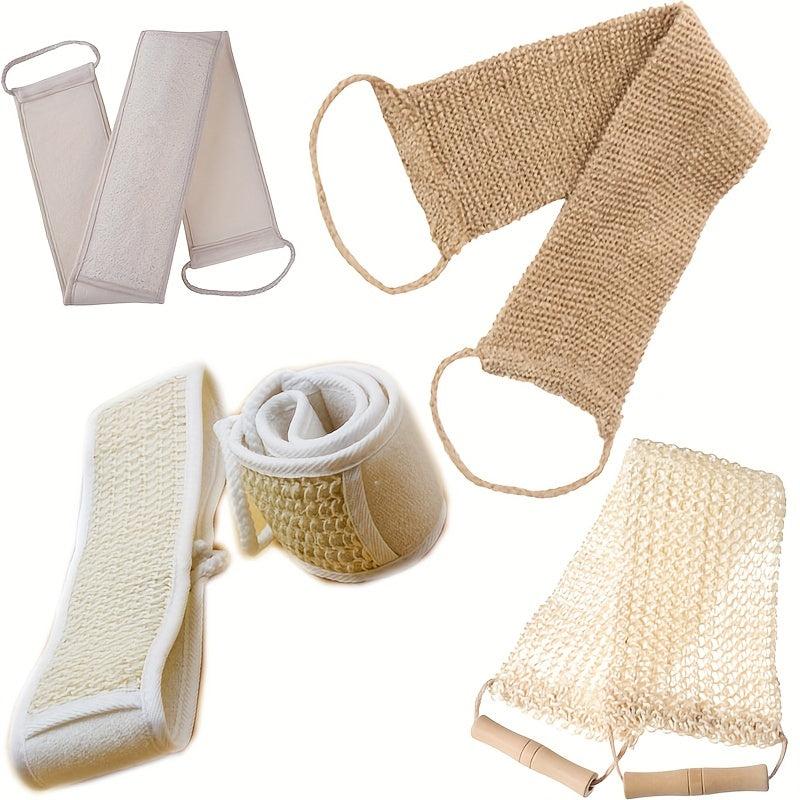 Microfiber Loofah Scrubber Set for Deep Cleansing and Exfoliation