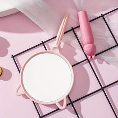 Cartoon Mouse Hand Mirror - Travel Beauty Makeup Mirror
