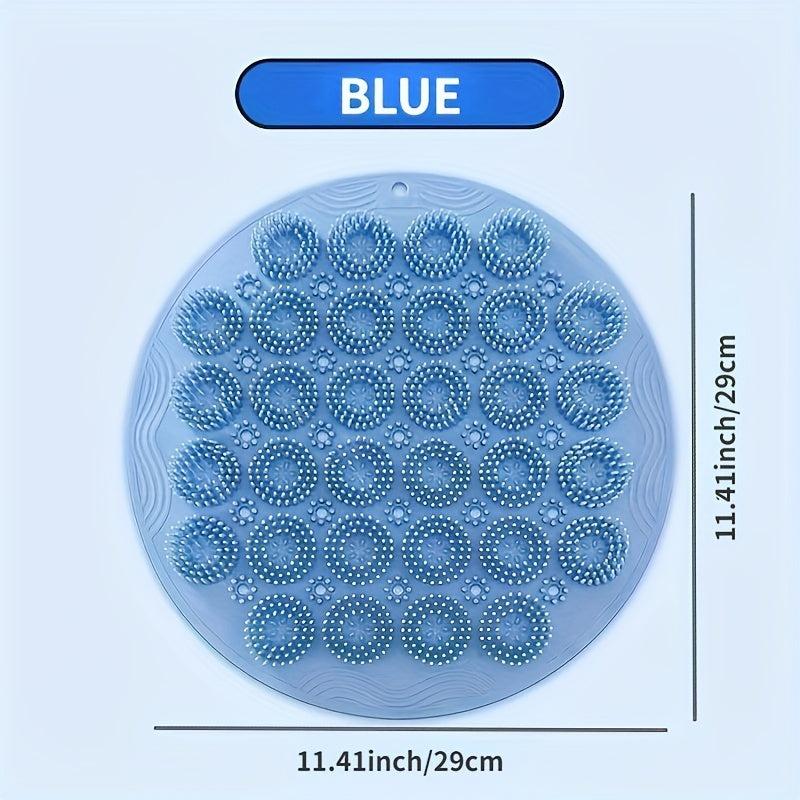 Bathroom Stickers Wall Rubbing Back Bath Brush Suction Cup Lazy Stickers