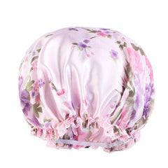 Floral Pattern Hair Bonnet Satin Bonnet For Sleeping
