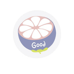 Reusable Plastic Shower Cap with Fruits Print for Women Waterproof