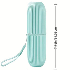 Travel Toothbrush Cup Case Portable Holder for School Camping Business Trip