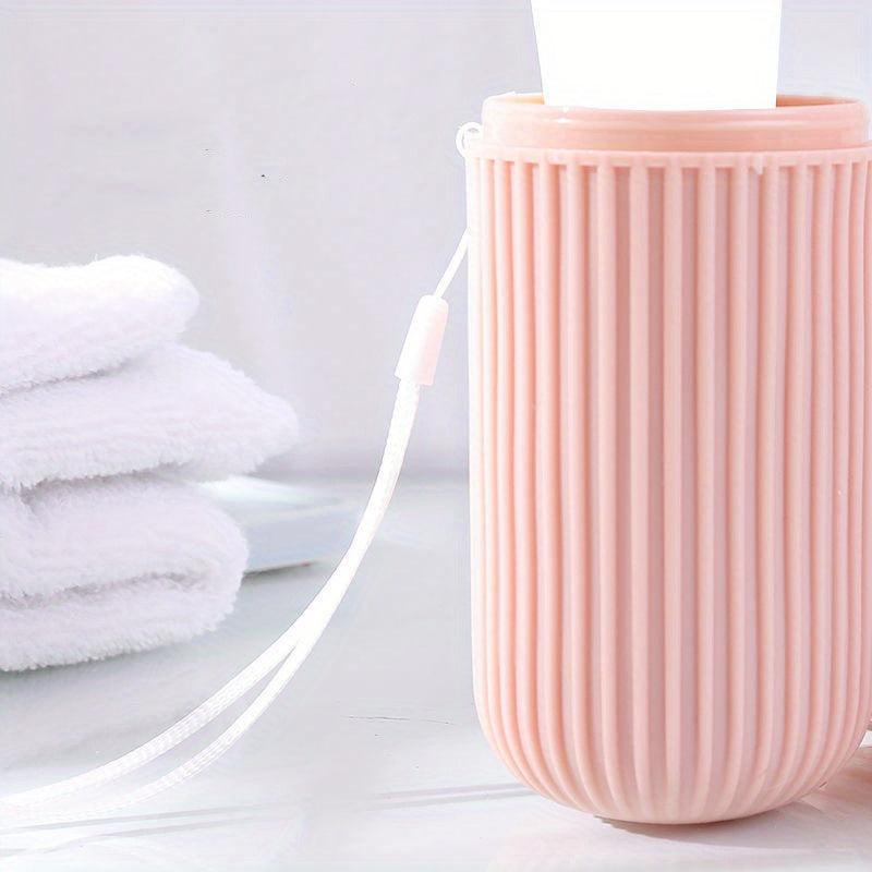 Travel Toothbrush Cup Case Portable Holder for School Camping Business Trip
