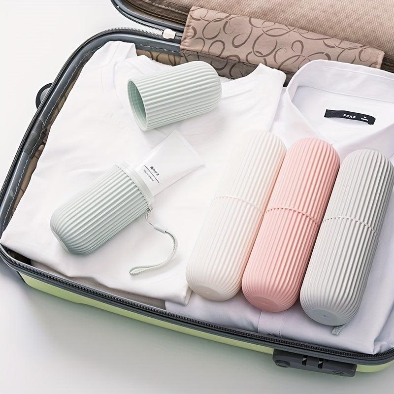 Travel Toothbrush Cup Case Portable Holder for School Camping Business Trip