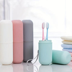 Travel Toothbrush Cup Case Portable Holder for School Camping Business Trip