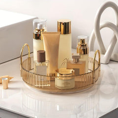 Large Capacity Rotating Makeup Organizer for Bathroom