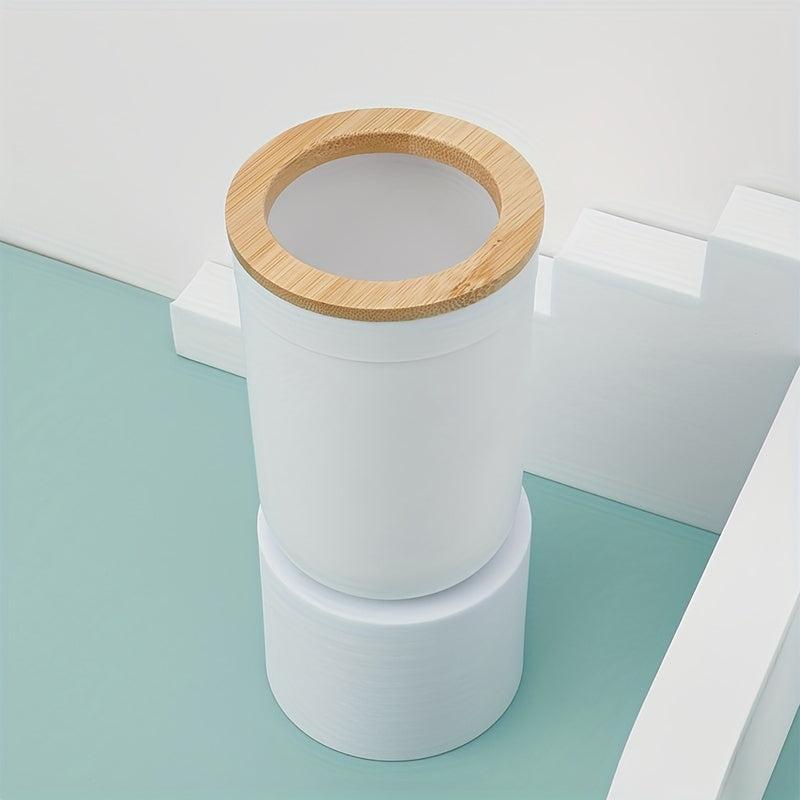 4pcs Modern Bathroom Tool Set: Cup, Lotion Dispenser, Soap Dish, Storage Box