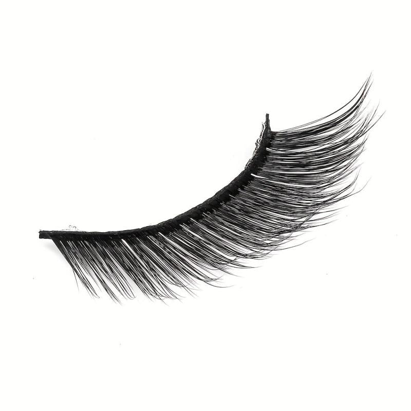 5 Pairs Cat Eye Lashes Winged End Eye Elongated Eyelashes Fox Eye Lashes