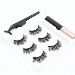 3 Pairs Magnetic 3D Mink Eyelashes Set Natural False Lashes