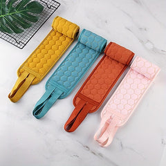 3pc Soft Bath Brush and Exfoliating Skin Towel Set for Home and Hotel Use