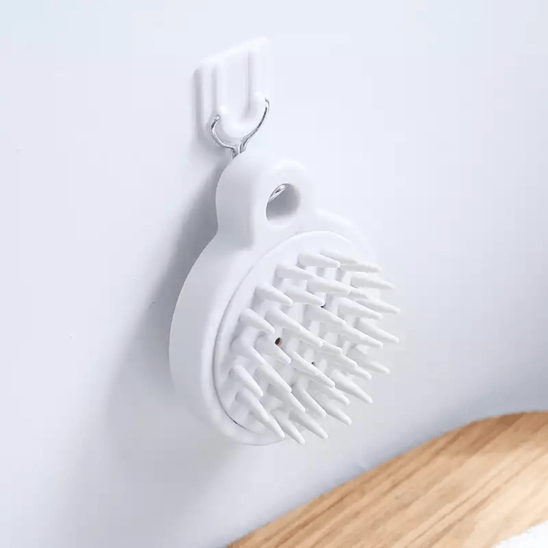 Silicone Hair Shampoo Brush Scalp Massager for Deep Cleaning