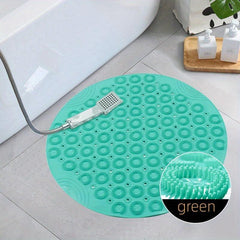 Round Non Slip Shower Stall Mat Bathroom Floor Mat