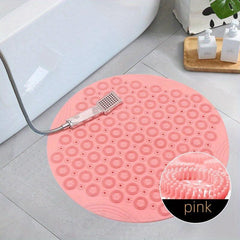 Round Non Slip Shower Stall Mat Bathroom Floor Mat