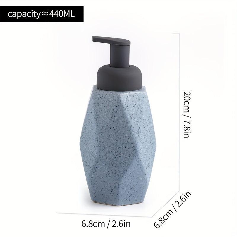 Geometric Ceramic Foaming Soap Dispensers Easy Pump Bottle