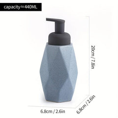 Geometric Ceramic Foaming Soap Dispensers Easy Pump Bottle