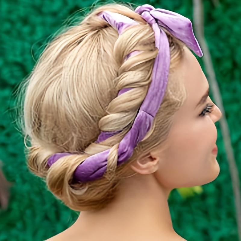 Heatless Curling Rod Headband No Heat Curlers for Long Hair