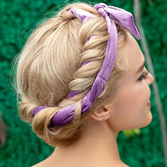 Heatless Curling Rod Headband No Heat Curlers for Long Hair