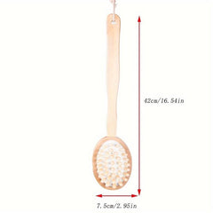 Long Handle Back Massage Scrubber Shower Brush